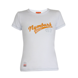 Tričko dámské nápis Basketball Nymburk - bílé