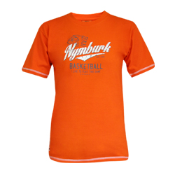 Tričko dětské nápis Basketball Nymburk - oranžové