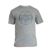 Tričko pánske kruhové logo Nymburk  - šedé