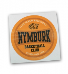 Samolepka Basketball Nymburk oranžová 3cm